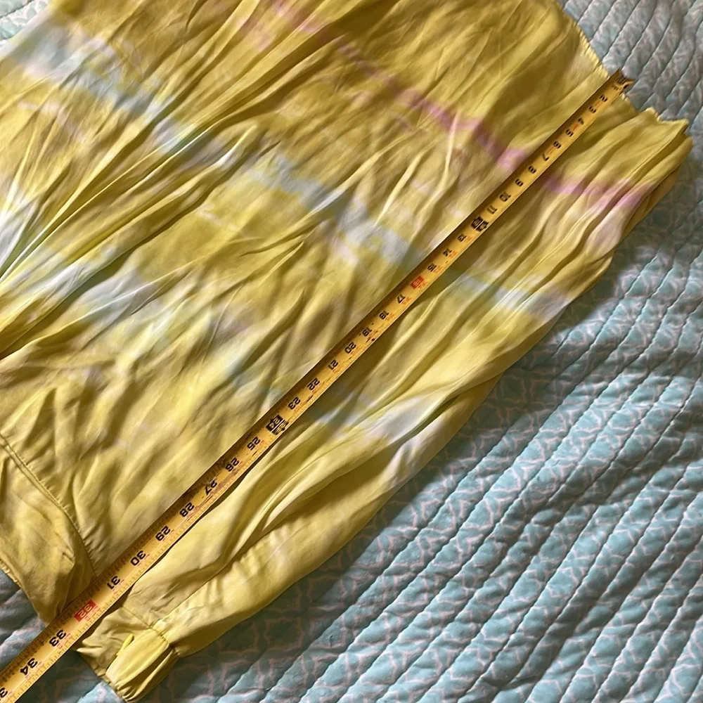 Young fabulous and broke, pastel tie-dye maxi skirt